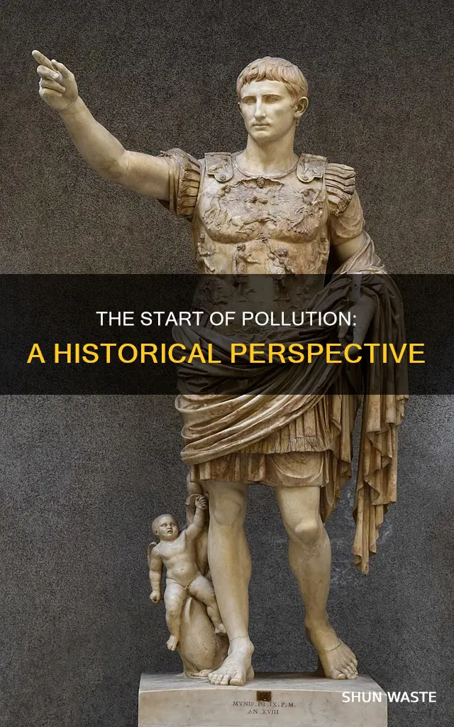 when did pollution begin