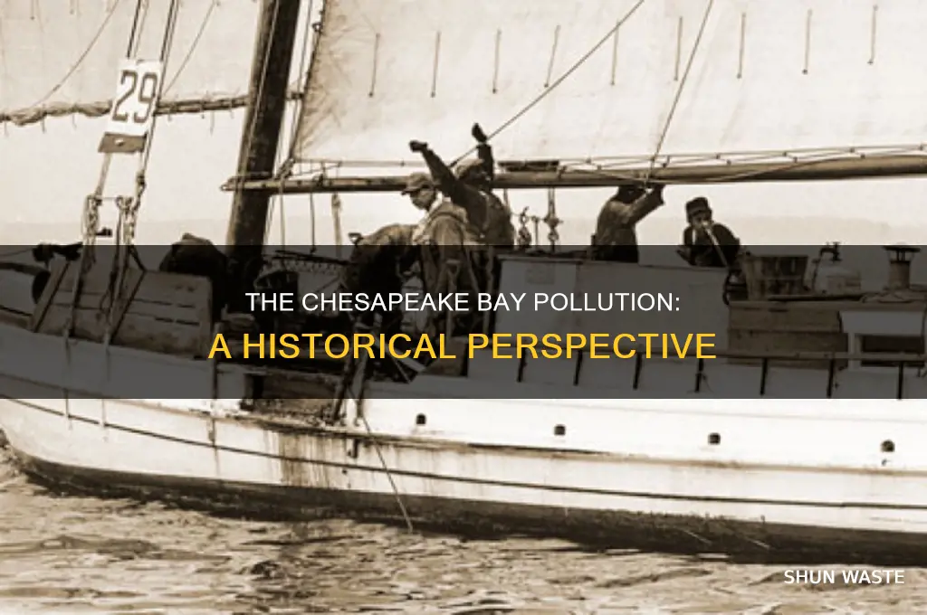 when did pollution in the chesapeake bay start