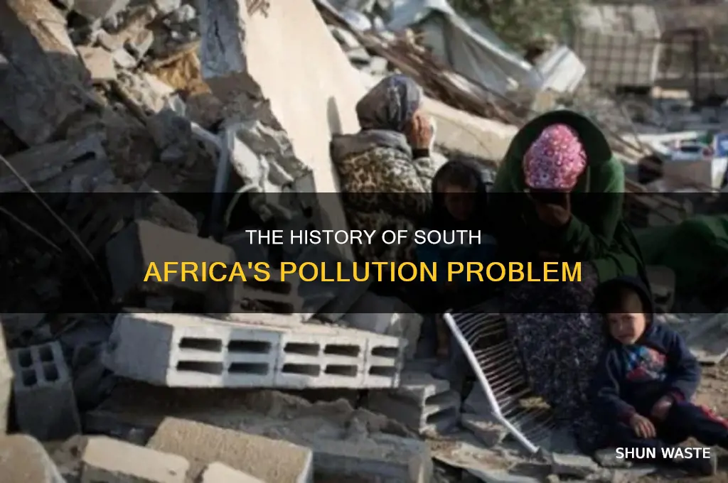 when did pollution start in south africa