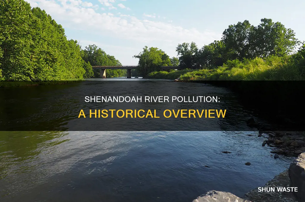 when did the shenandoah river pollution happen