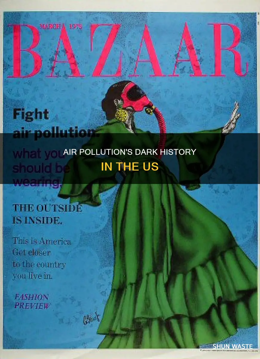 when did the us have the highest air pollution levels