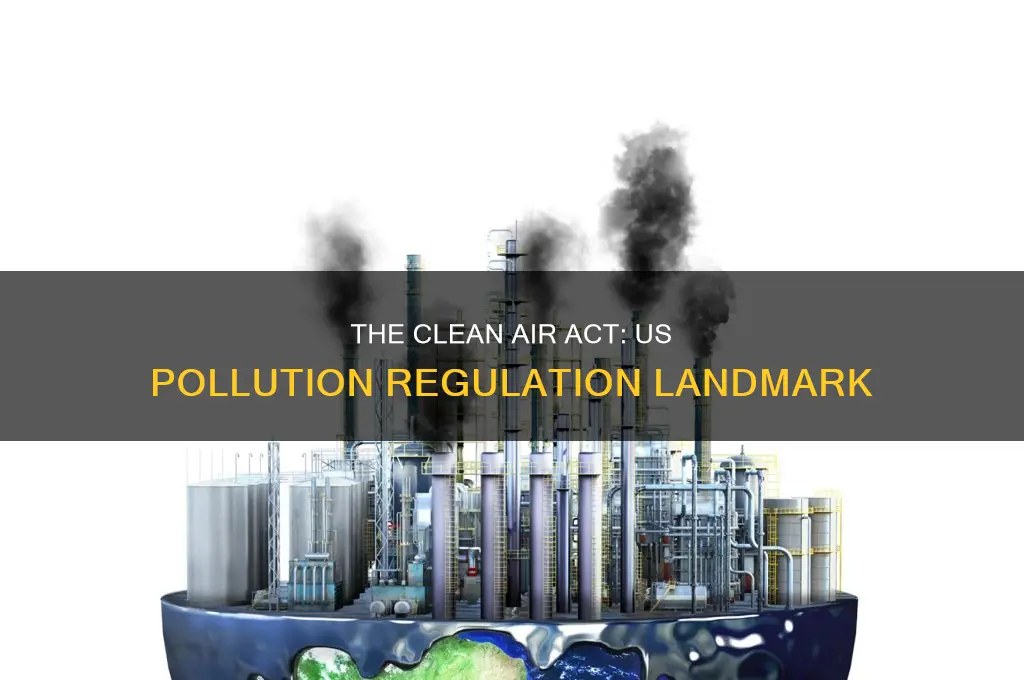 when did the us regulate pollution