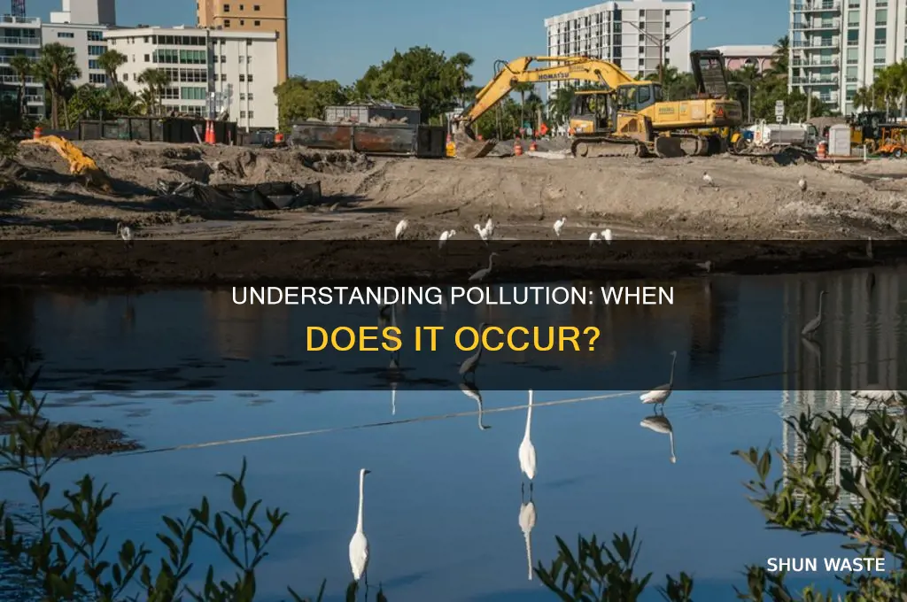 when does pollution happen