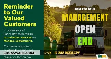 Exploring the Timeline: When Does Waste Management Open Its Doors?