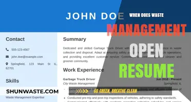 Jumpstart Your Career: Waste Management Resume Submission Guide