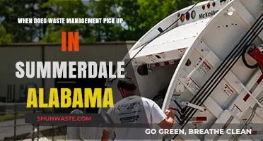 Summerdale, Alabama Waste Management Pickup Schedule: Stay Informed!