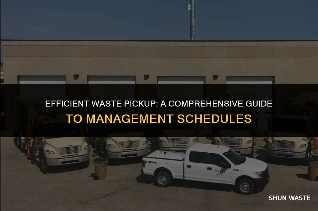 when does waste management pick up