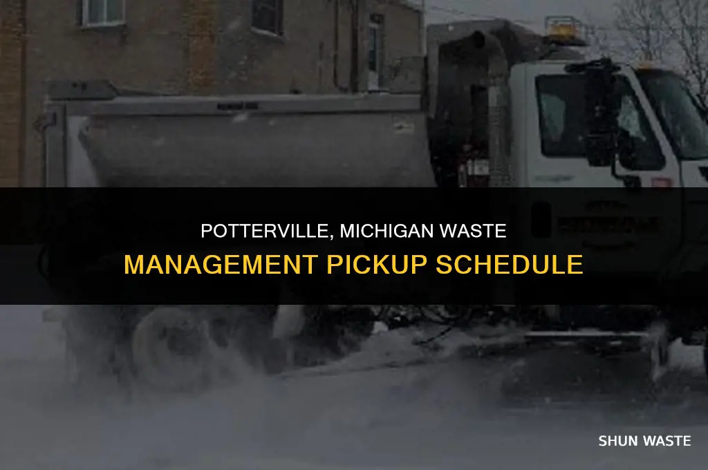 when does waste management pickup in potterville michigan