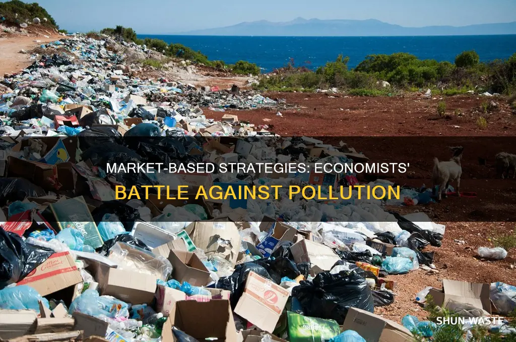 when economists adopt a market-oriented strategy to deal with pollution