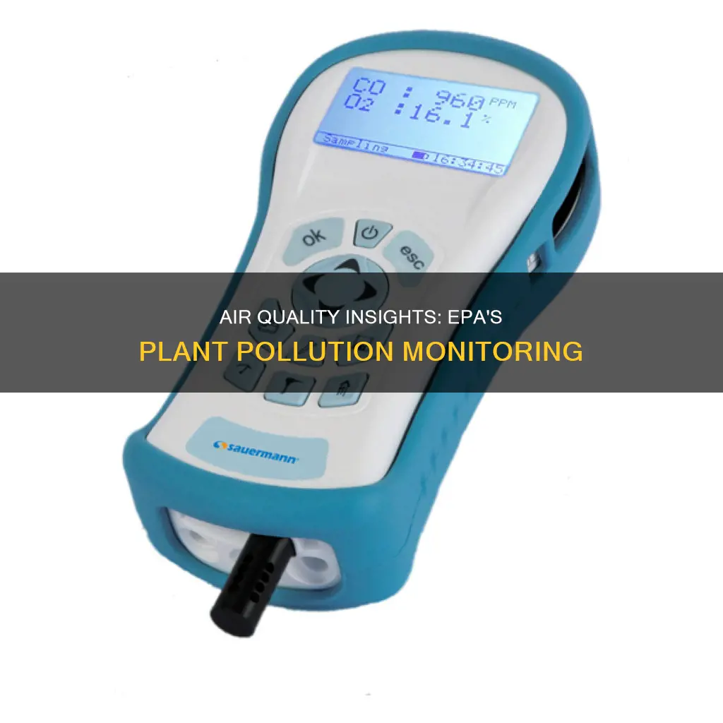 when epa measure air pollutants of plants