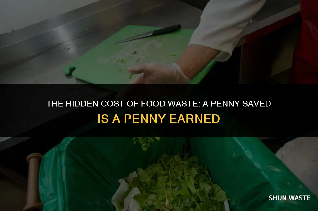 when food is wasted it is an expense