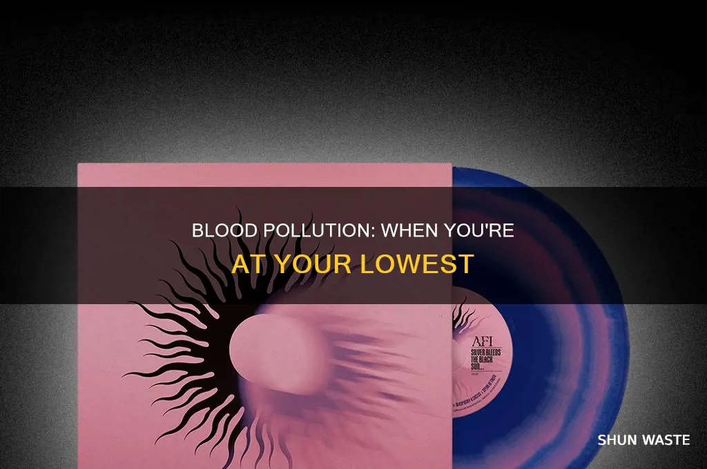 when i saw you polluted in your blood