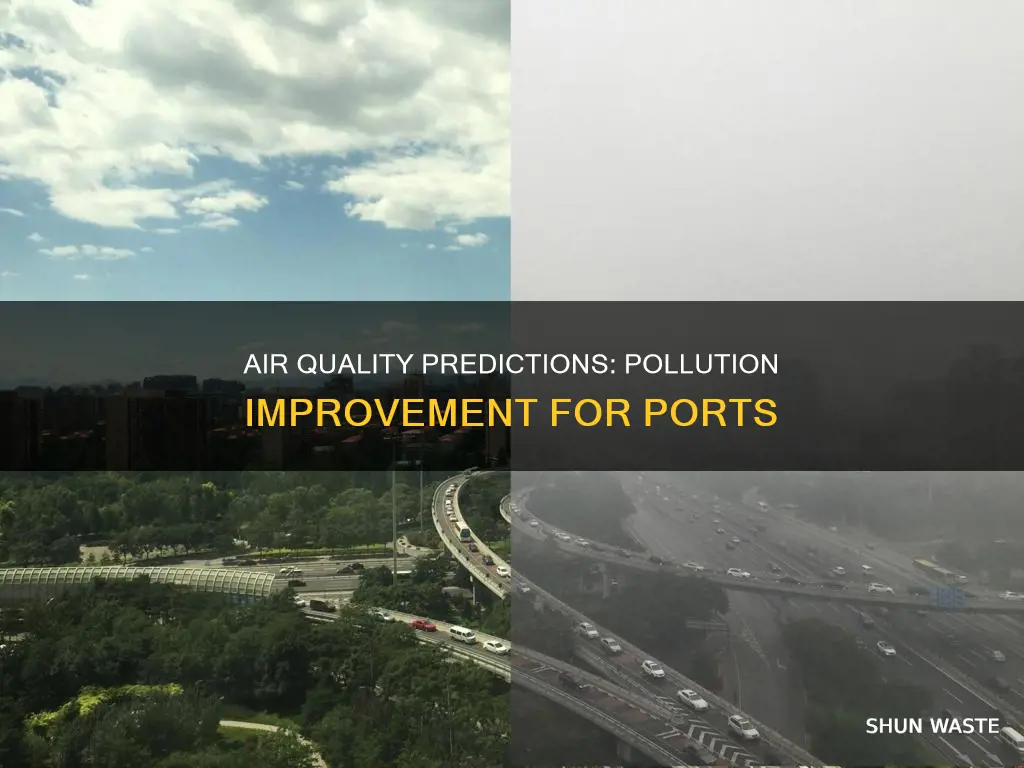 when is air pollution expected to improve for port