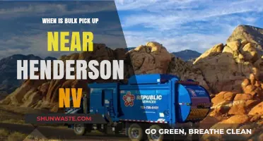 Henderson NV Bulk Pickup Schedule: When and Where to Dispose