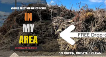 Find Your Local Free Yard Waste Pickup Schedule Easily