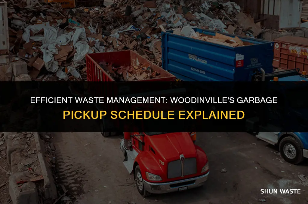 when is garbage pick up waste management woodinville wa