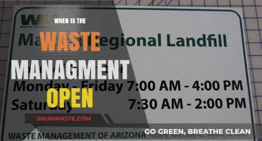 Efficient Waste Management: Operating Hours and Services