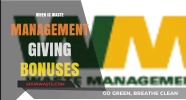 Bonus Time at Waste Management: When Can Employees Expect Extra Cash?