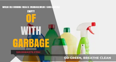Efficient Waste Management: Tips for Returning Containers Clean and Empty