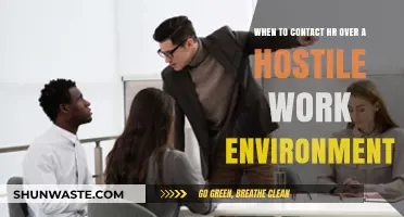 When to Contact HR: Recognizing and Addressing Hostile Work Environments