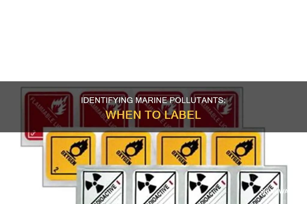 when to label marine pollutant