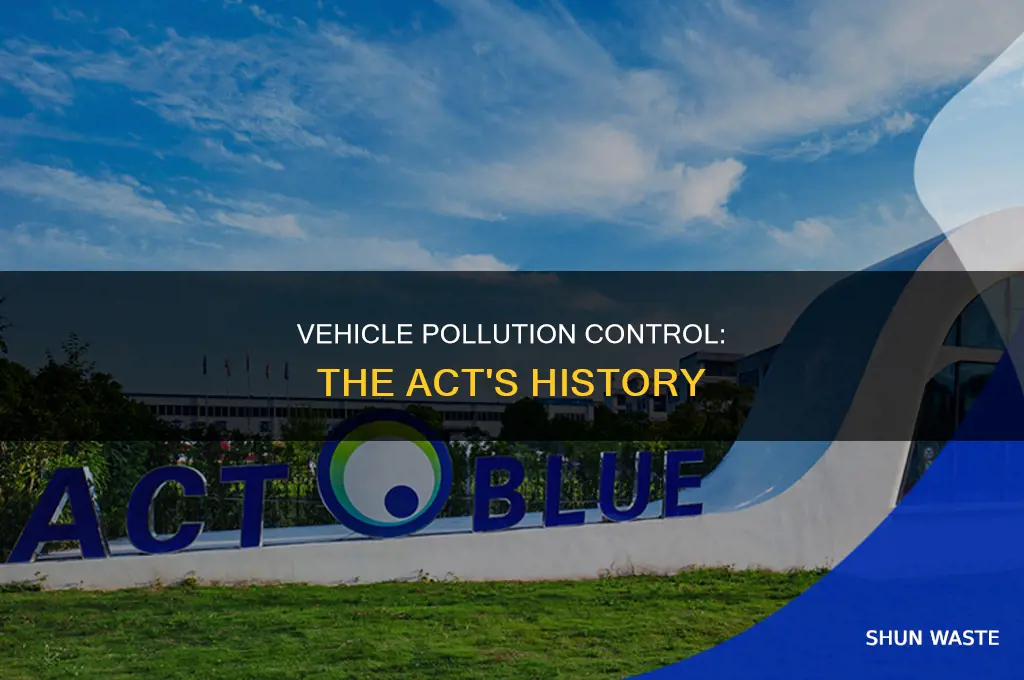 when was motor vehicle pollution control act