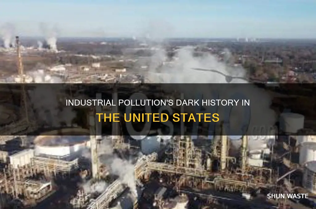 when was pollution a serious problem in the united states