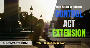 The Air Pollution Control Act Extension: A Historical Perspective