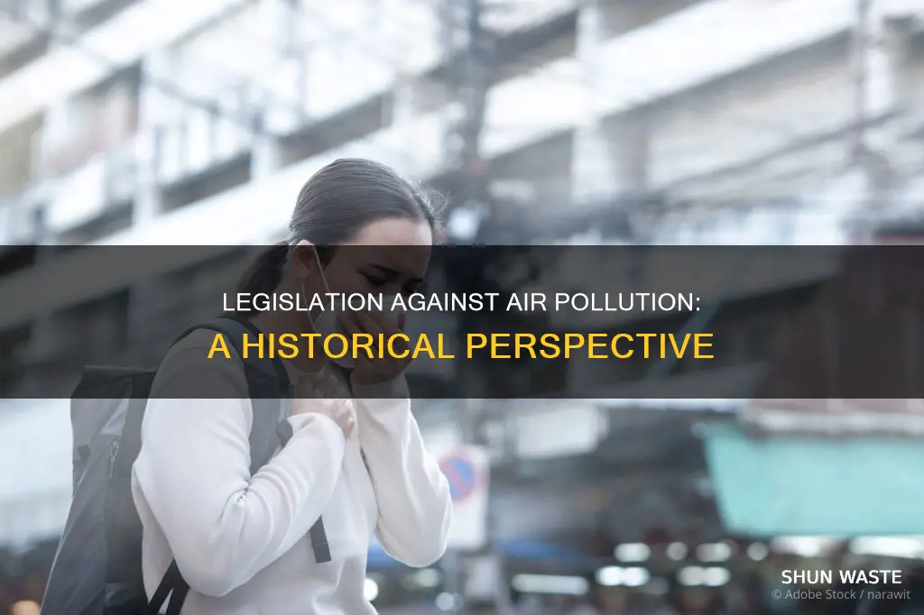 when was the earliest legislation against air pollution