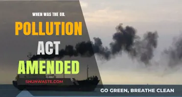 The Evolution of Oil Pollution Act Amendments