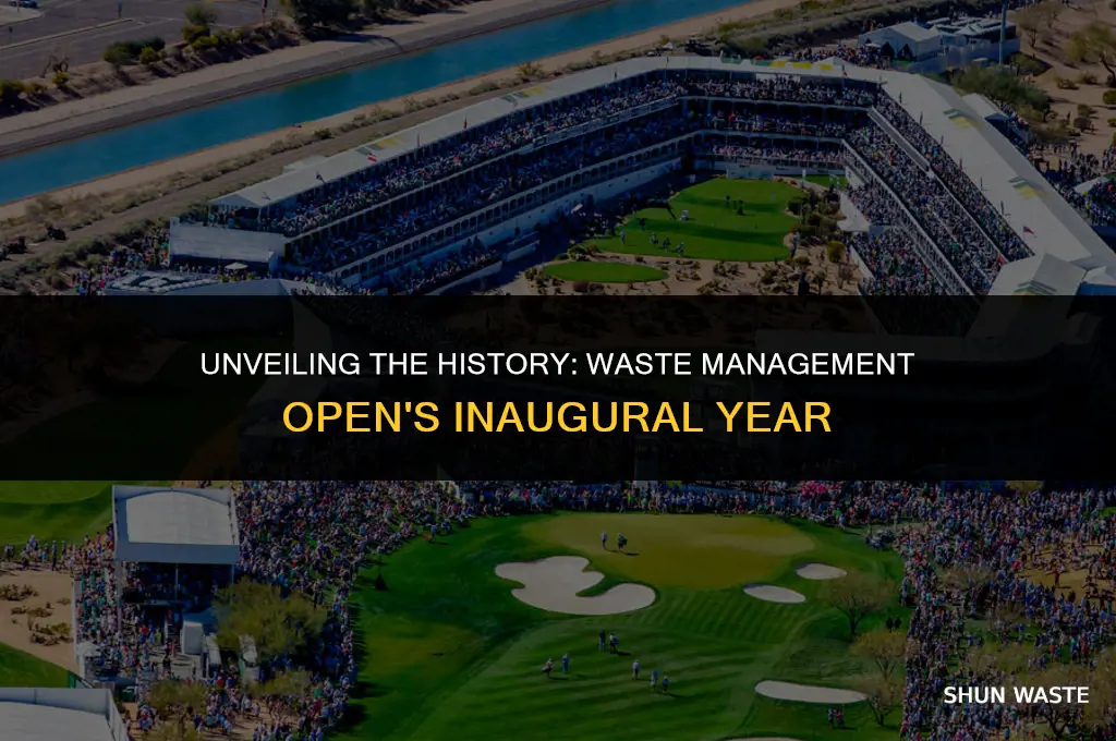 when was the waste management open