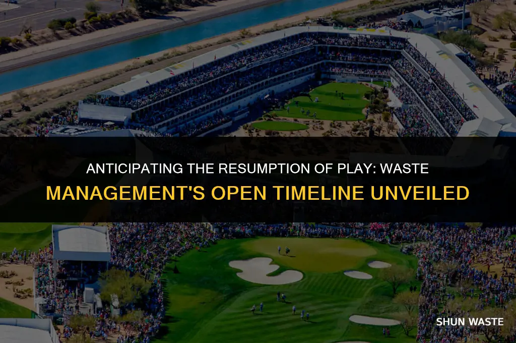 when will play resume waste management open