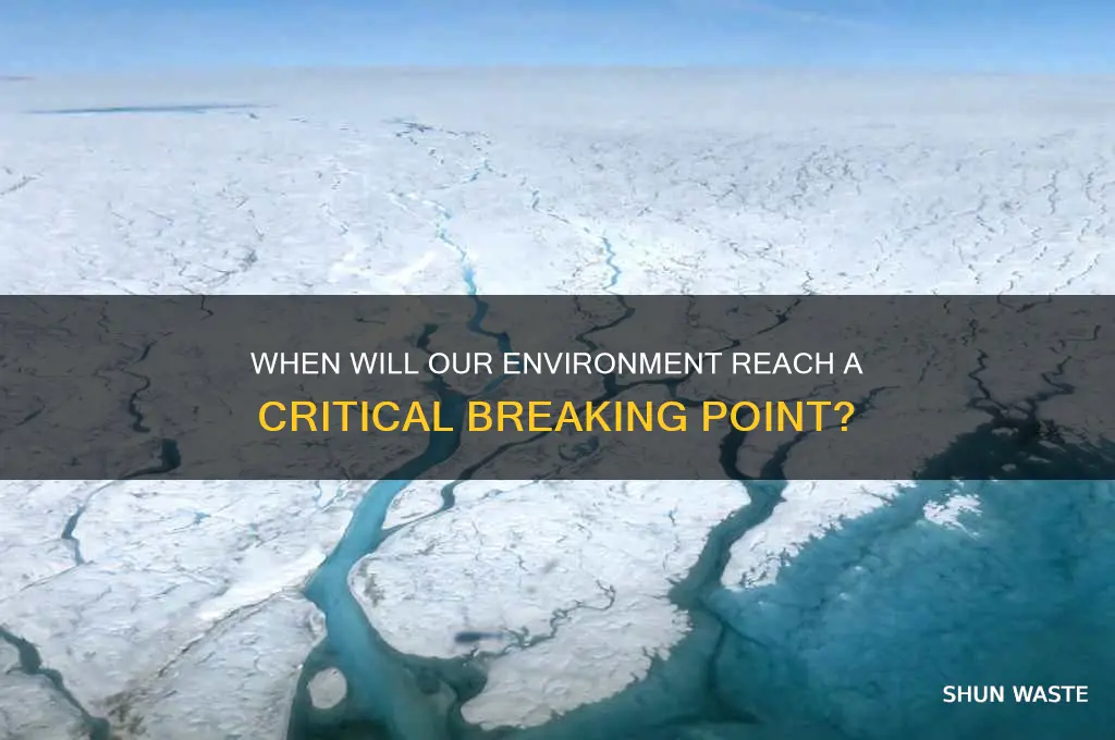 when will the environment get really bad
