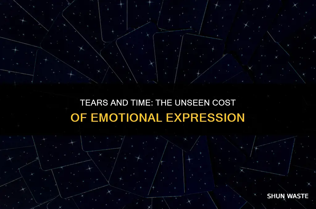 when you cry you waste your time