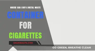 Where to Find a Durable Metal Cigarette Waste Container