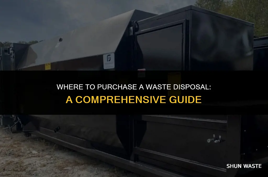 where can i buy a waste disposal