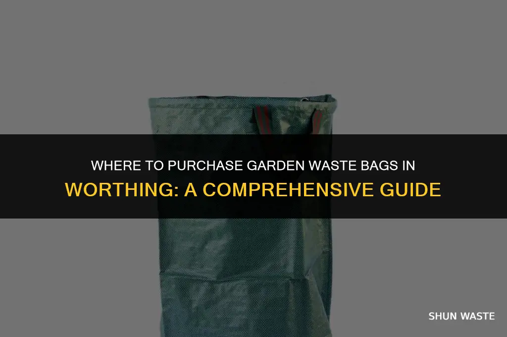 where can i buy garden waste bags in worthing