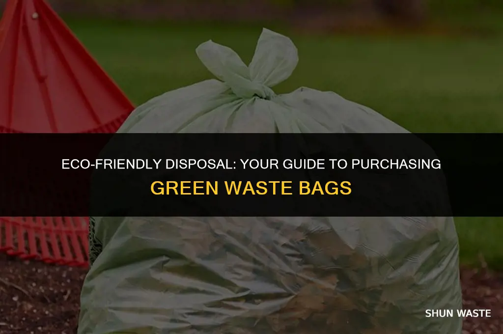 where can i buy green waste bags