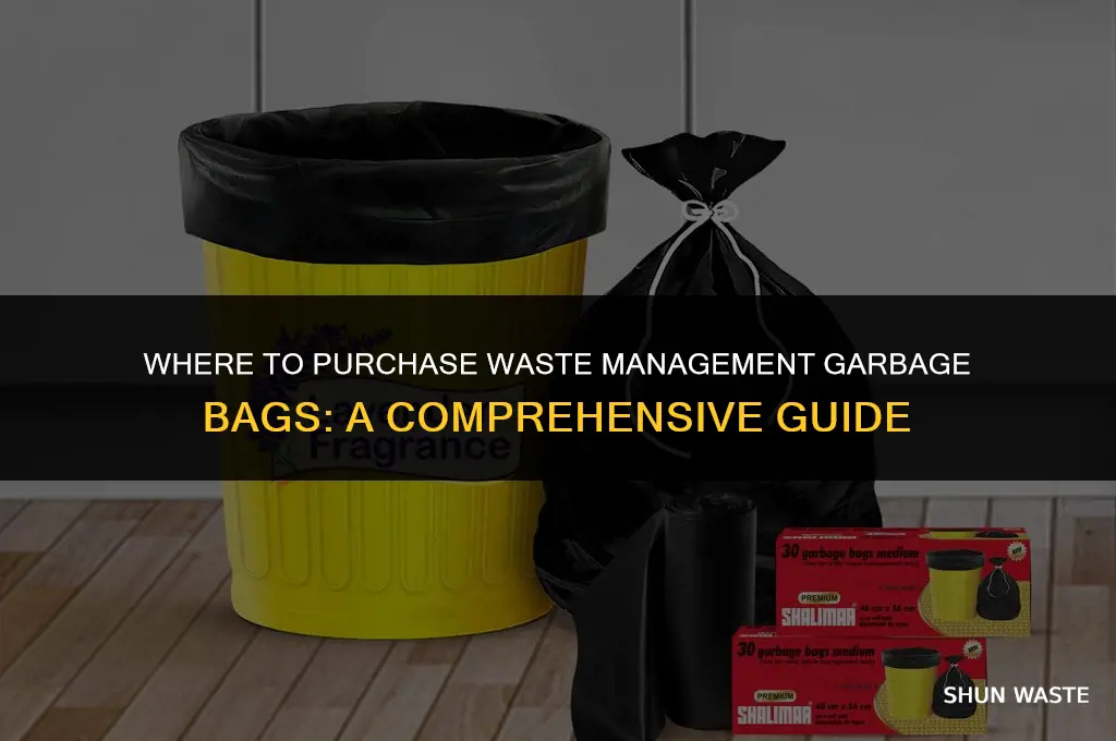 where can i buy waste management garbage bags