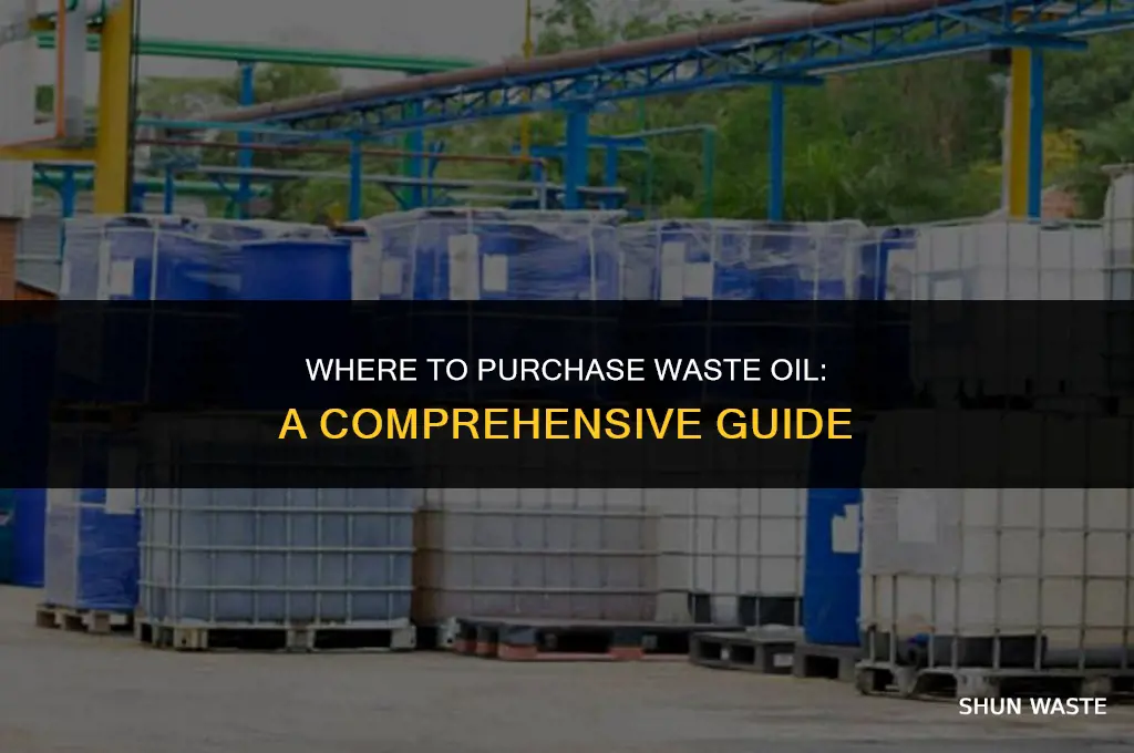 where can i buy waste oil