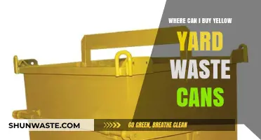Where to Find Yellow Yard Waste Cans: A Comprehensive Guide