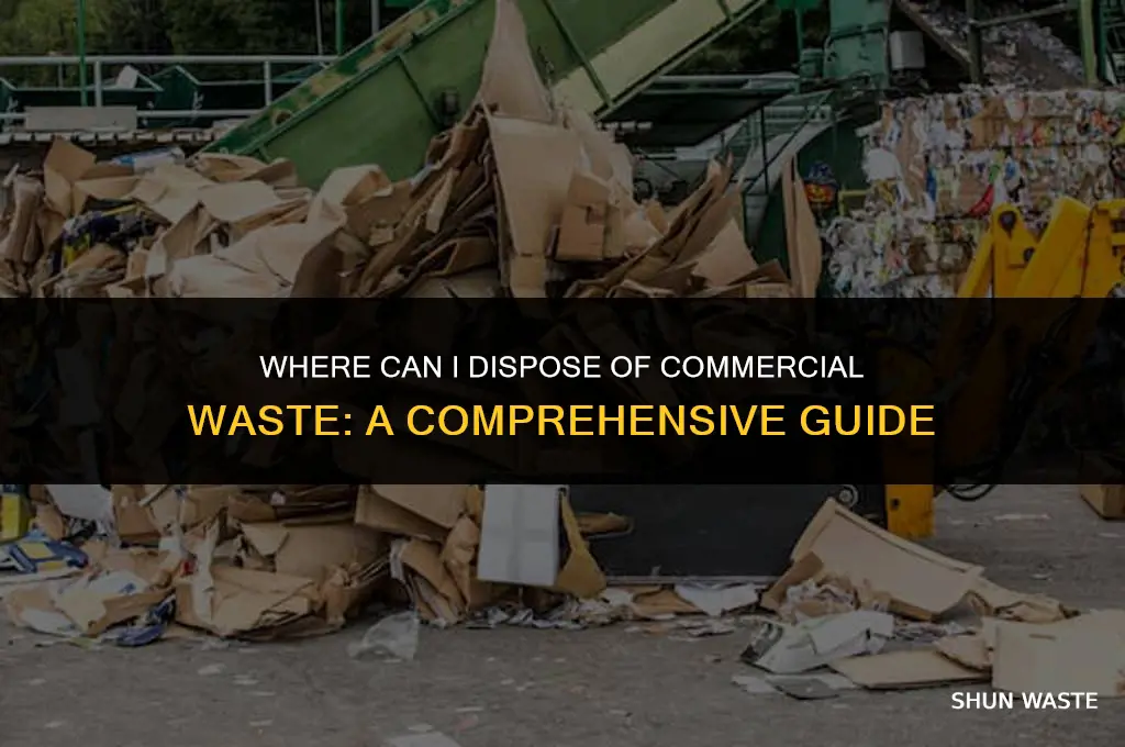 where can i dispose of commercial waste