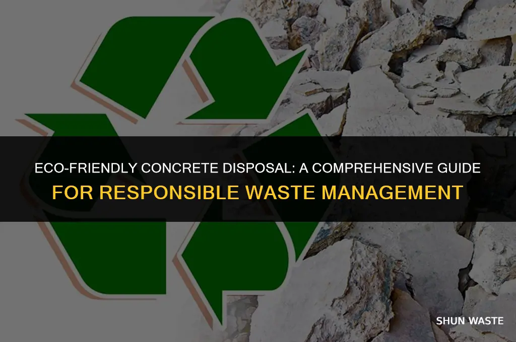 where can i dispose of concrete waste
