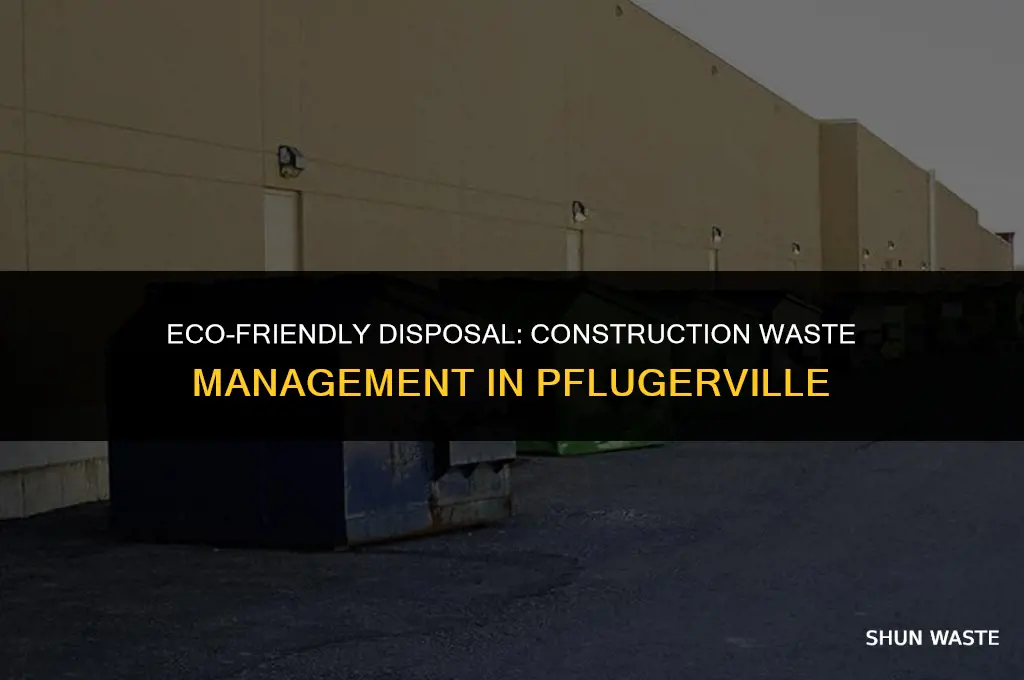 where can i dispose of construction waste in pflugerville