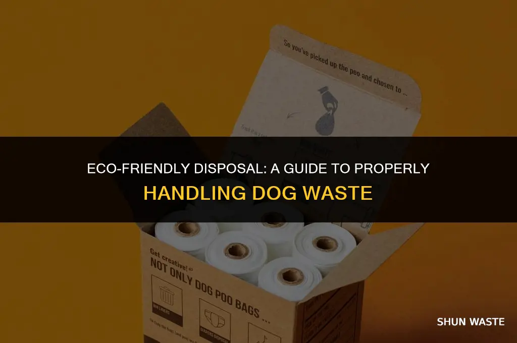 where can i dispose of dog waste
