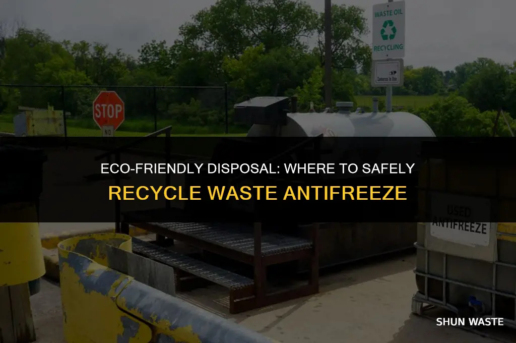 where can i dispose waste antifreeze