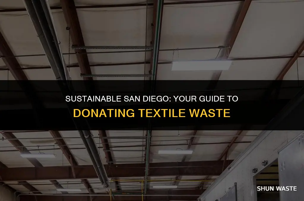 where can i donate textile waste in san diego county