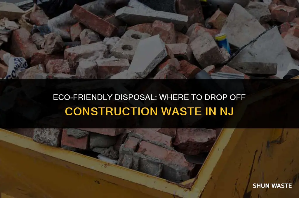 where can i drop off construction waste in nj