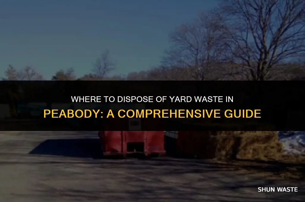 where can i drop off yard waste in peabody