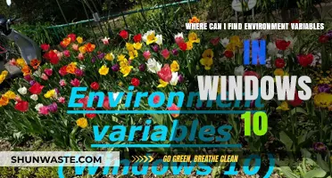 Locate Windows 10 Environment Variables: A Quick and Easy Guide